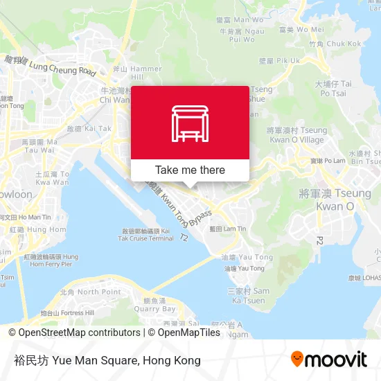 裕民坊 Yue Man Square map