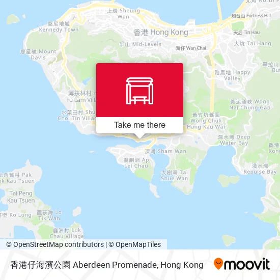 香港仔海濱公園 Aberdeen Promenade地圖