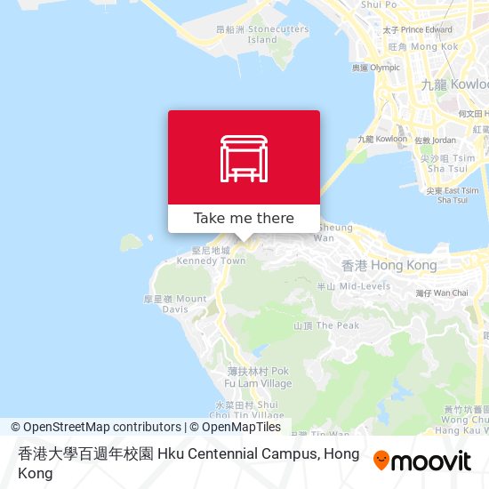 香港大學百週年校園 Hku Centennial Campus map