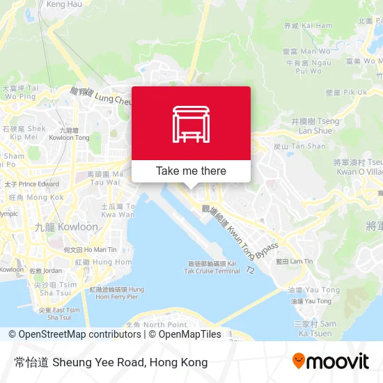 常怡道 Sheung Yee Road map
