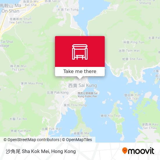 沙角尾 Sha Kok Mei map