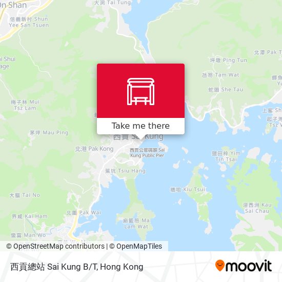 西貢總站 Sai Kung B/T map