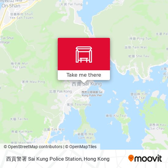 西貢警署 Sai Kung Police Station map