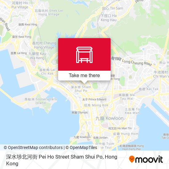 深水埗北河街 Pei Ho Street Sham Shui Po map