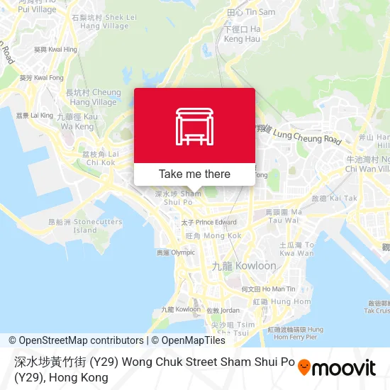 深水埗黃竹街 (Y29) Wong Chuk Street Sham Shui Po (Y29)地圖