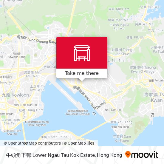 牛頭角下邨 Lower Ngau Tau Kok Estate地圖