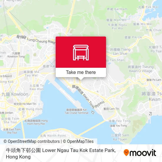 牛頭角下邨公園 Lower Ngau Tau Kok Estate Park map