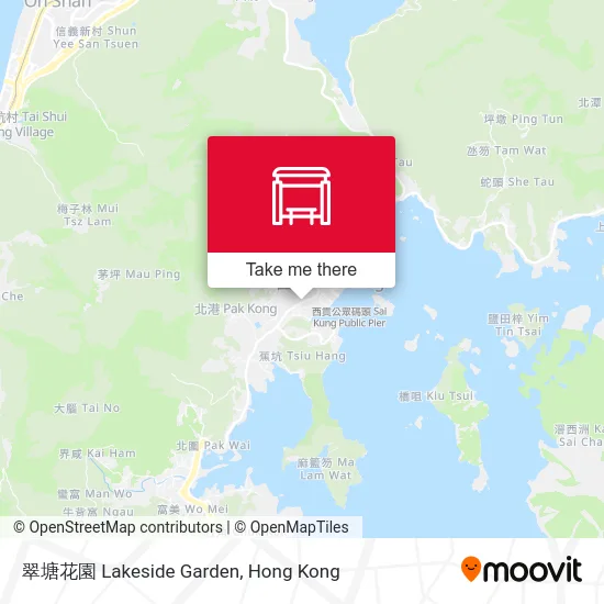 翠塘花園 Lakeside Garden map