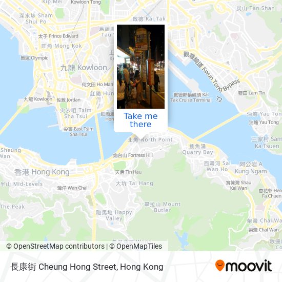 長康街 Cheung Hong Street map