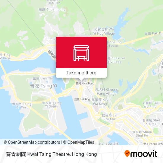 葵青劇院 Kwai Tsing Theatre地圖