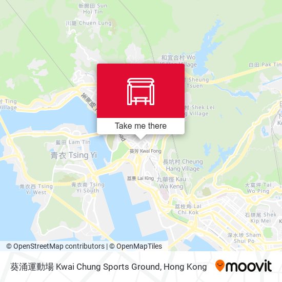 葵涌運動場 Kwai Chung Sports Ground map