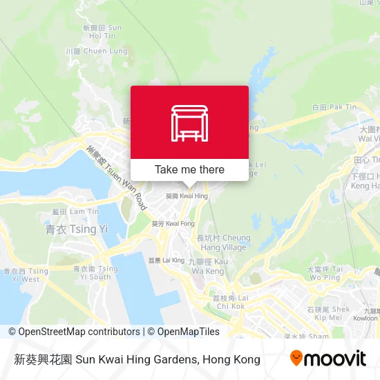 新葵興花園 Sun Kwai Hing Gardens map