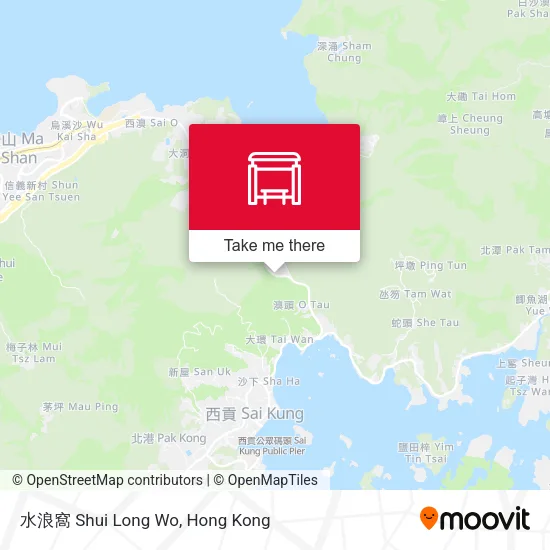 水浪窩 Shui Long Wo map