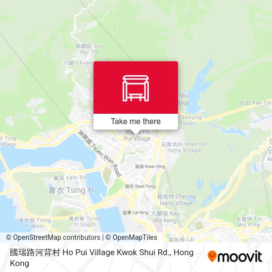 國瑞路河背村 Ho Pui Village Kwok Shui Rd.地圖