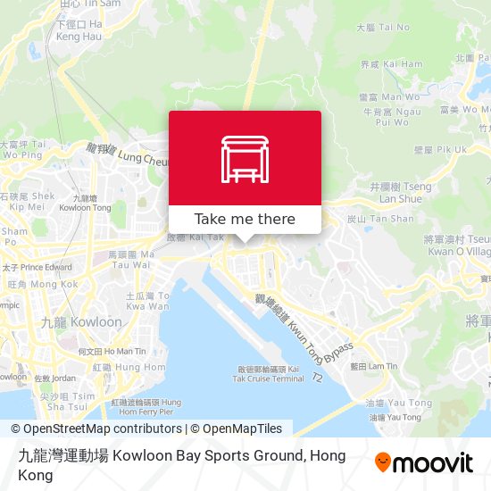 九龍灣運動場 Kowloon Bay Sports Ground map