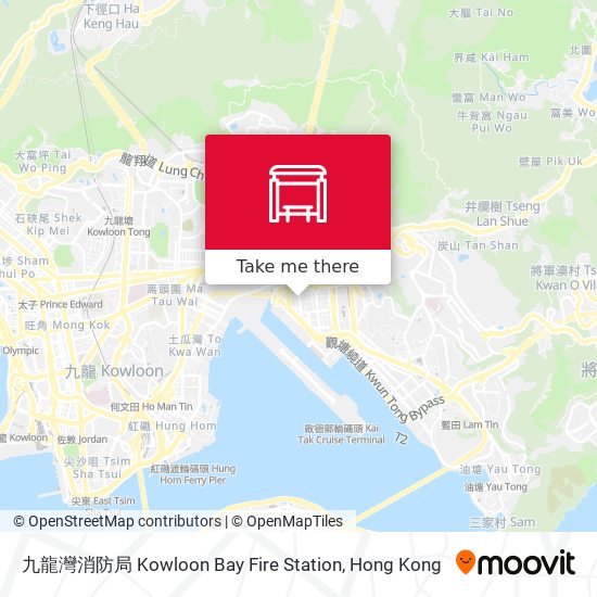 九龍灣消防局 Kowloon Bay Fire Station map