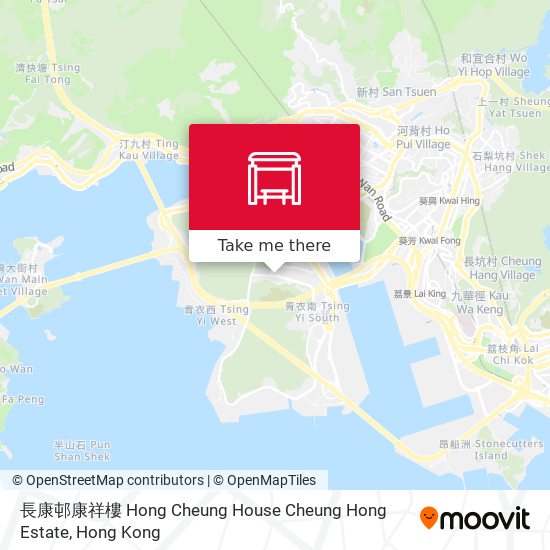 長康邨康祥樓 Hong Cheung House Cheung Hong Estate map