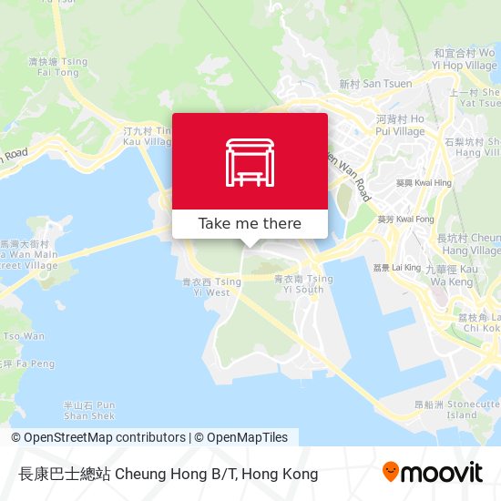 長康巴士總站 Cheung Hong B/T map