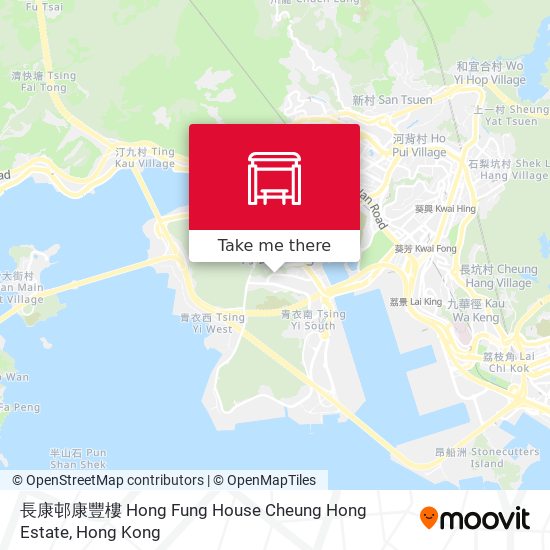 長康邨康豐樓 Hong Fung House Cheung Hong Estate map