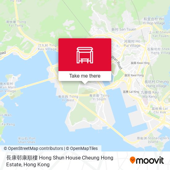 長康邨康順樓 Hong Shun House Cheung Hong Estate map