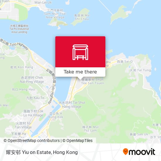 耀安邨 Yiu on Estate map