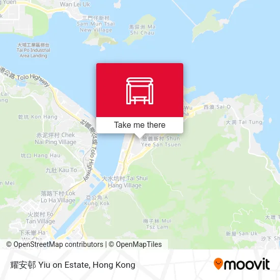耀安邨 Yiu on Estate地圖
