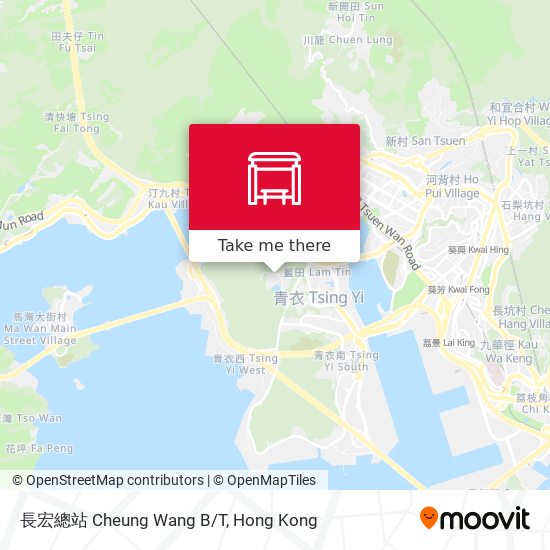 長宏總站 Cheung Wang B/T map