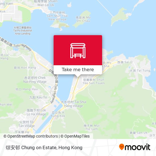 頌安邨 Chung on Estate map