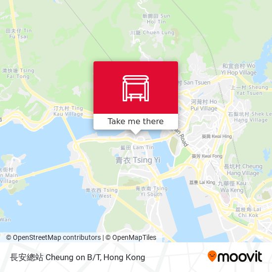 長安總站 Cheung on B/T map