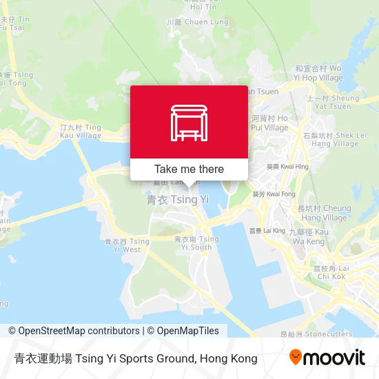 青衣運動場 Tsing Yi Sports Ground map