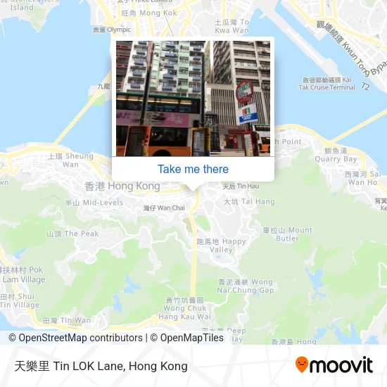 天樂里 Tin LOK Lane map