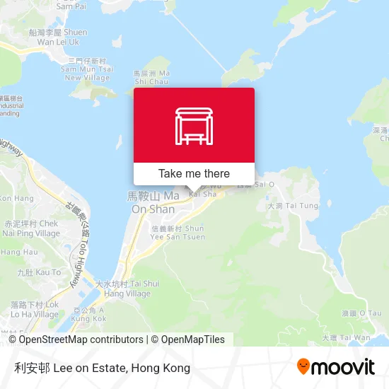利安邨 Lee on Estate地圖