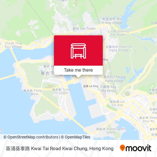 葵涌葵泰路 Kwai Tai Road Kwai Chung map