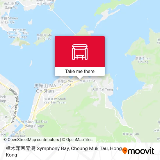 樟木頭帝琴灣 Symphony Bay, Cheung Muk Tau地圖