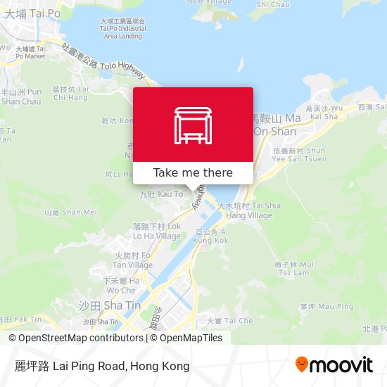 麗坪路 Lai Ping Road map