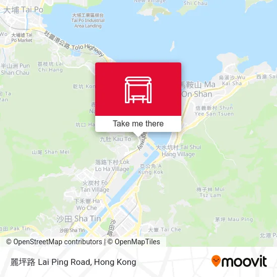 麗坪路 Lai Ping Road map