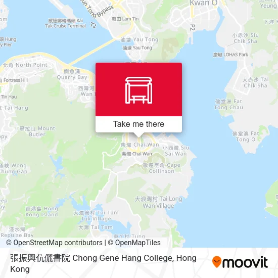 張振興伉儷書院 Chong Gene Hang College地圖