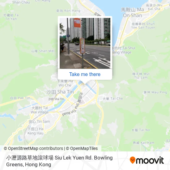 小瀝源路草地滾球場 Siu Lek Yuen Rd. Bowling Greens地圖