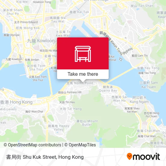 書局街 Shu Kuk Street map