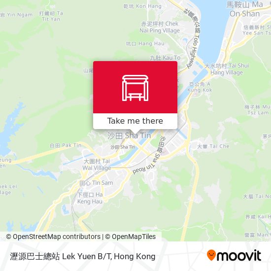 瀝源巴士總站 Lek Yuen B/T map