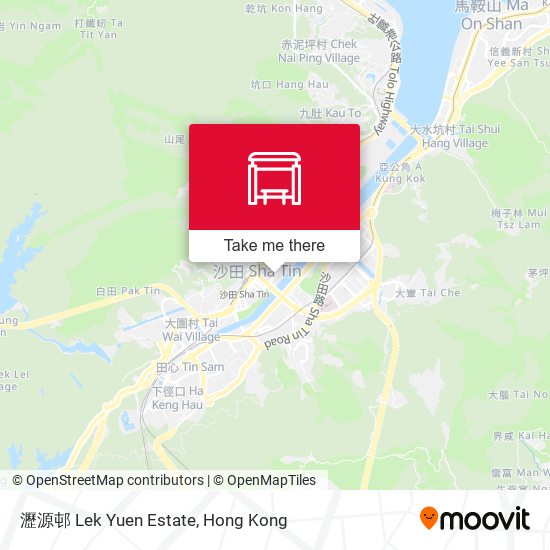 瀝源邨 Lek Yuen Estate map