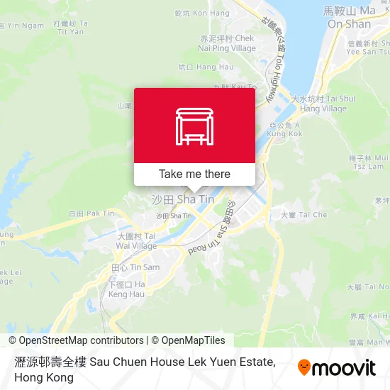 瀝源邨壽全樓 Sau Chuen House Lek Yuen Estate map