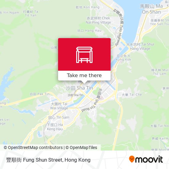 豐順街 Fung Shun Street map