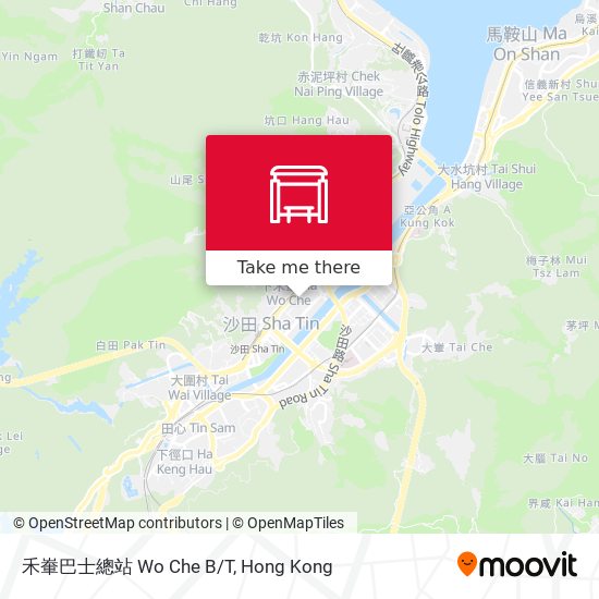 禾輋巴士總站 Wo Che B/T地圖
