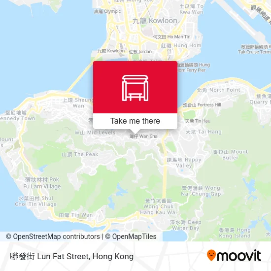 聯發街 Lun Fat Street map