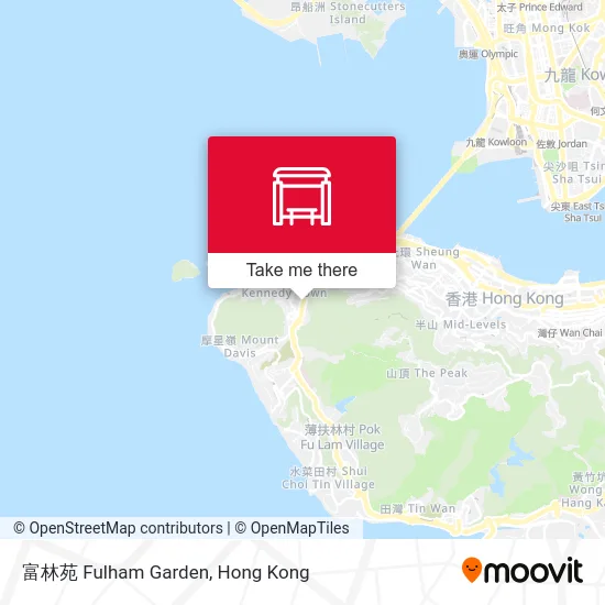富林苑 Fulham Garden map
