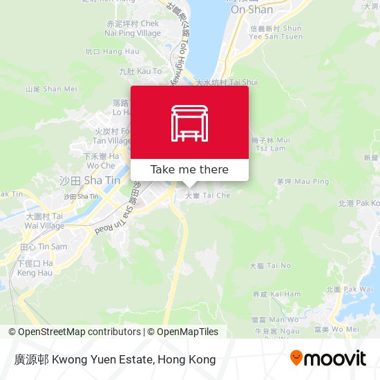 廣源邨 Kwong Yuen Estate map