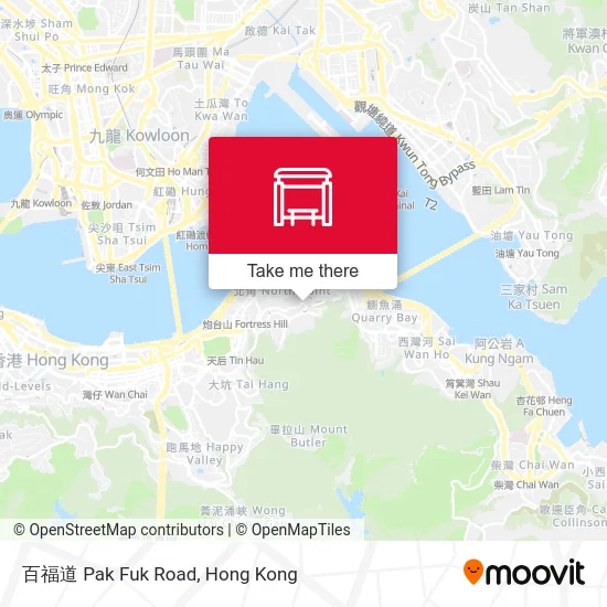 百福道 Pak Fuk Road地圖