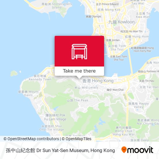 孫中山紀念館 Dr Sun Yat-Sen Museum map