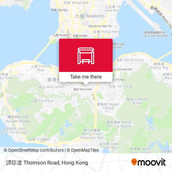 譚臣道 Thomson Road map